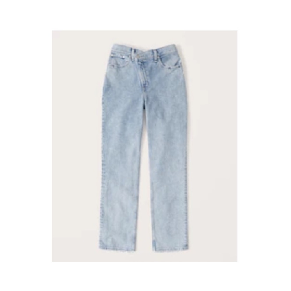 Curve 90’s ultra high rise straight jeans